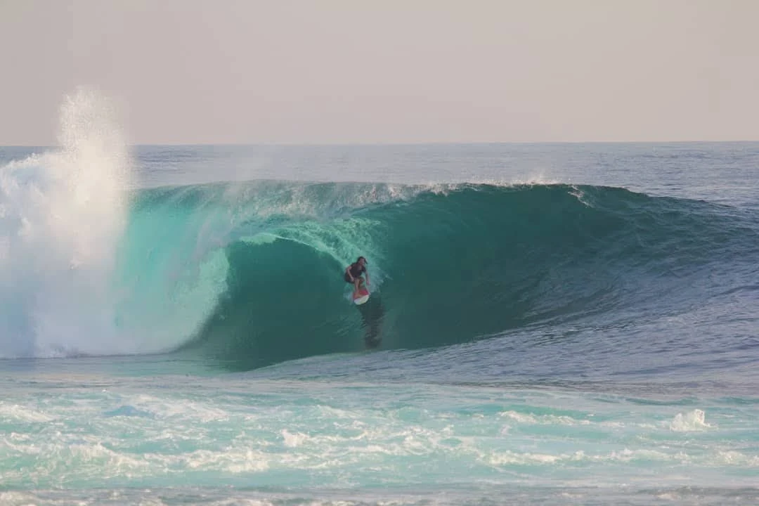 Honeysmack surf break near Krui Surf Camp, South Sumatra