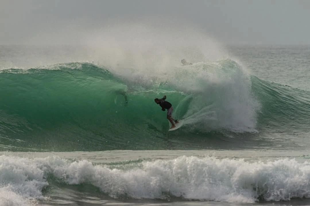 The Peak surf break wave, Krui, South Sumatra